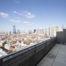 a balcony view of a city